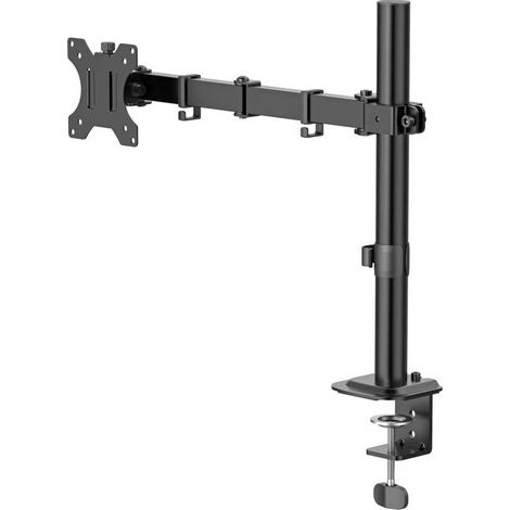 Hama Supporto da tavolo per monitor 1 88,9 cm (35) Nero Inclinabile, Regolabile in altezza, Rotante, Girevole (1/5)
