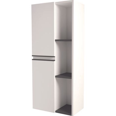 ONDEE - Columna de almacenaje colgante  EBENE - 52 cm Acabado : Blanco - 2 Puertas (1/5)