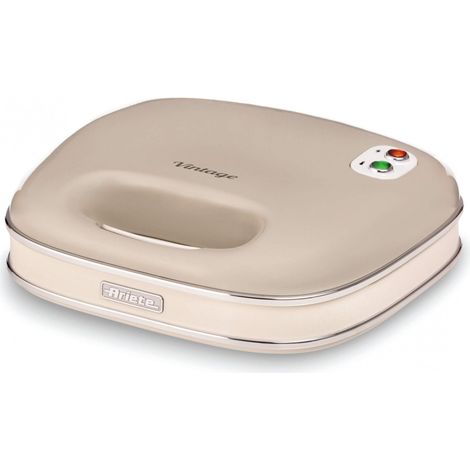 Ariete Vintage Line 00C196303AR0 gaufrier et appareil à croque-monsieur 750 W Beige (1/5)