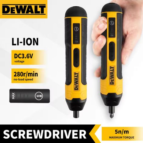 DEWALT HT422 Tournevis de précision sans fil 4V, kit embouts de précision, étui rigide, batterie et chargeur inclus (1/5)