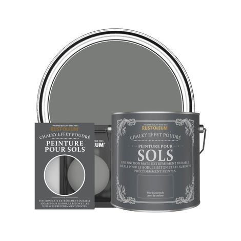 Peinture pour Sols Chalky - Gris Ombre (1/3)