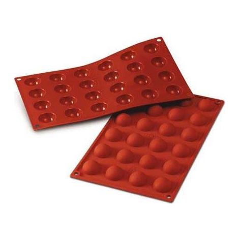 Silikonform für einteilige Halbkugeln, Kugeln, 30 mm Silikonform (1/3)