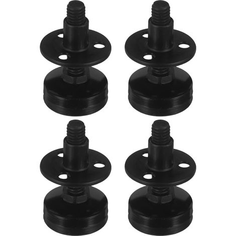 Lot de 4 Pieds de nivellement Robustes pour Meubles : Pieds de nivellement réglables pour Meubles d'extérieur – Filetage 3/8-16 Pouces, rehausseurs de de Table pour établis, armoires, (1/5)