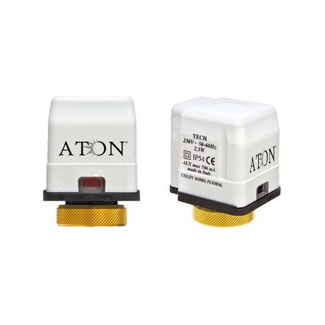 ATTUATORE TESTINA ELETTRICA 230 V 4 FILI NORMALMENTE CHIUSA- 230 V 4 fili- ATON- pezzi 1 (1/2)