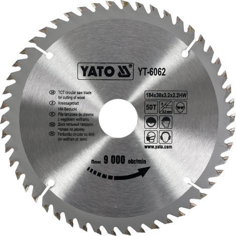 Hartmetall Sägeblatt 184x30mm 50Z