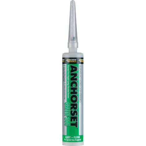 Everbuild ANCHGREEN Green 300 Anchorset Chemical Anchor 300ml EVBANCHGREEN