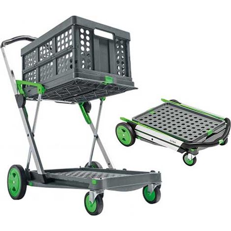 Carrello pieghevole - Commercio, collettività e deposito - Cassa pieghevole 45L - Carico max 60kg - 805010691 (1/5)