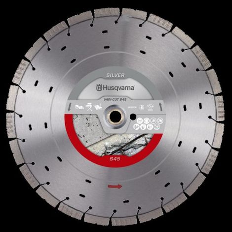Disco de corte Husqvarna Tarcza Diam S45 Plus 350mm, alta resistencia, para cortes precisos en materiales duros, ideal para trabajos profesionales