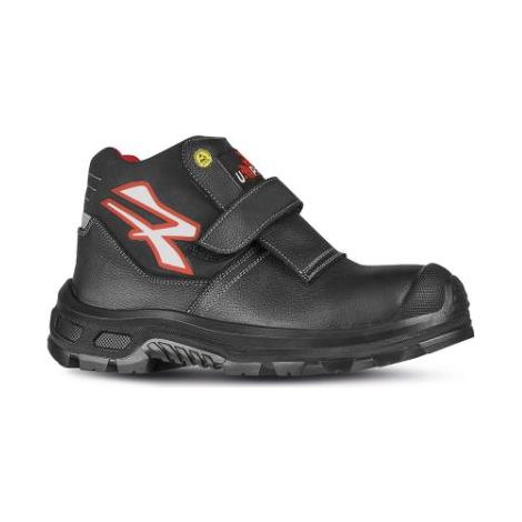Zapatos de seguridad altos DUBAI UK ESD S3 CI SRC - Negro/Rojo 42