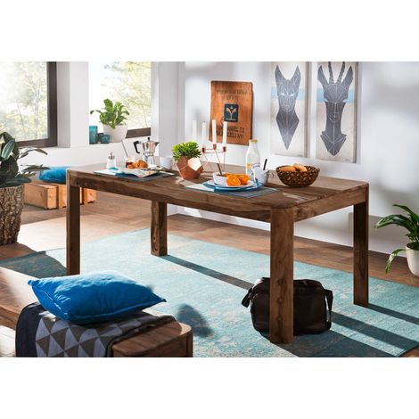 Table à manger 120x60 Palissandre teinté Smoked cherry TORONTO 156