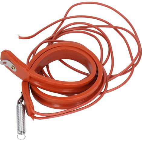 Wasserdichter, flexibler Silikonkautschuk-Heizgürtel, elektrischer Heizgürtel, 220 V Wechselstrom, 35 W (1/5)