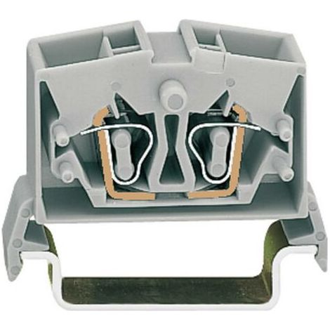 Borne de passage WAGO 264-731 10 mm ressort de traction Affectation: L gris 1 pc(s) (1/4)