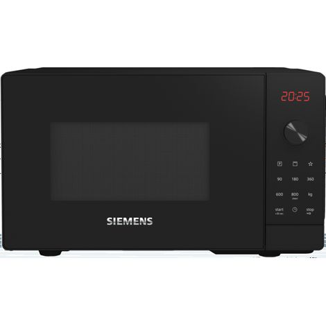 Siemens iQ300 FE023LMB2 microondas Negro Solo microondas Encimera 20 L 800 W