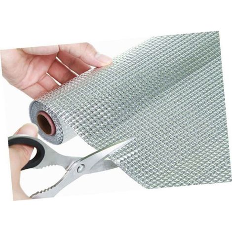 300x30cm Tapis Résistant à Huile Aluminium Imperméable pour Tiroir de Meuble Coussinet à Découper Librement (1/5)