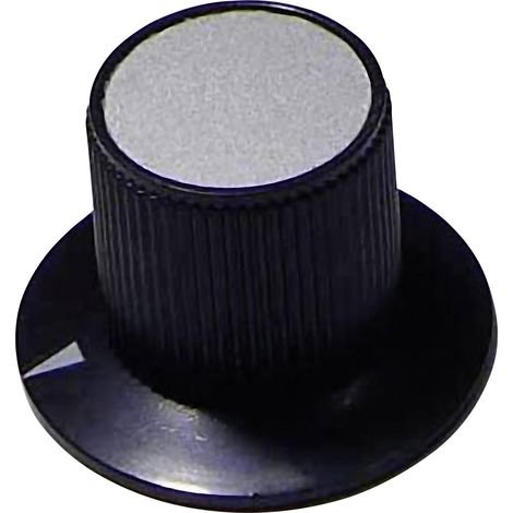 TRU COMPONENTS 29/17 Drehknopf Schwarz (Ø x H) 29 mm x 20 mm 1 St. (1/2)