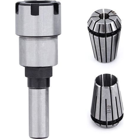 Varilla de extensión para pinza de fresadora AIDUCHO de 1/2" ER20, con kit de sujeción de pinzas de resorte ER20 de 6,5 mm y 13 mm para máquinas de grabado CNC y herramientas de rectificado. (1/5)