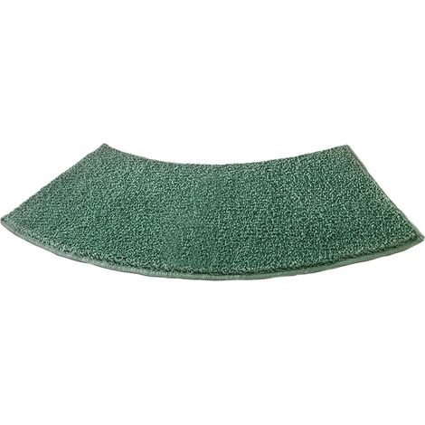 Tapis de bain incurvé, tapis de douche, tapis de toilette épais, tapis de bain écologique, tapis de salle de bain antidérapant, vert