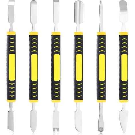 Set di 6 leve metalliche - set di attrezzi per la riparazione di prodotti elettronici - strumento per lo smontaggio di elettrodomestici - telefoni cellulari (1/5)