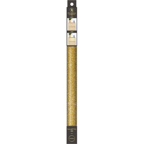 Rouleau Sticker doré pailleté 45 x 150 cm (1/3)