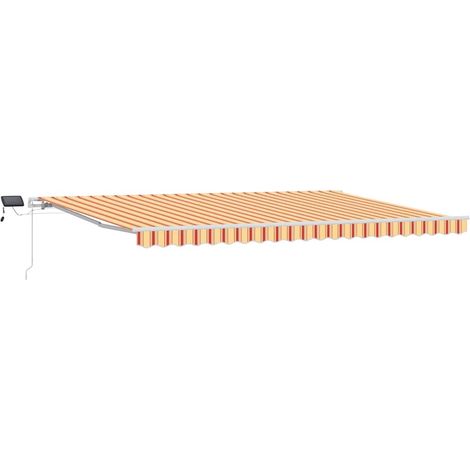 Maison Exclusive - Tenda Retrattile Giallo e Arancione 500 × 300 cm