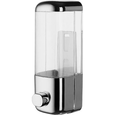 Dispensador De Jabón Líquido - 500 Ml - Montaje En Pared - Cabeza Única - Dosis De 1 Ml - Para Hoteles Y Espacios Públicos - 1 Unidad (1/5)
