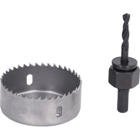 2 pièces scie cloche 67mm foret ouvre-outil de forage de coupe pour le travail du bois en plastique