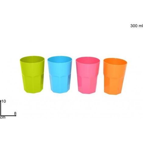 Bicchiere cocktail in plastica diversi colori
