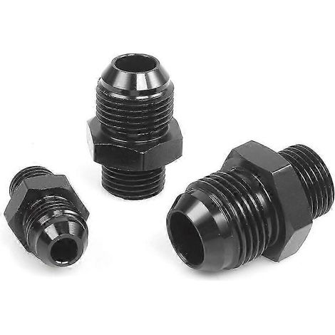 Compatible avec adaptateur de réservoir/pompe à carburant pour modification automobile, connecteur de refroidisseur d'huile en alliage d'aluminium AN4AN6AN8AN10AN12-AN10M221.5 (1/5)