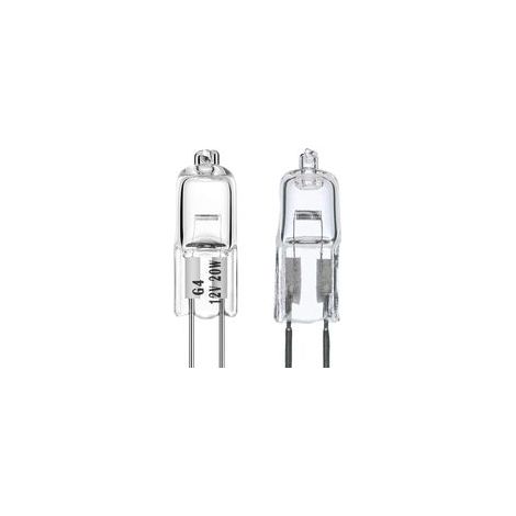 Ampoule halogène G4, 12 V, 10 W, blanc chaud 3000 K, 150 lm, intensité variable, ampoule capsule transparente, lot de 10 (1/5)