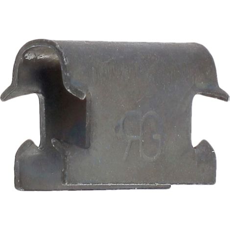 Clip Pince Bord de Tôle - Agrafe Pince pour Tôle et Garnissage - 275 - 2,3 à 2,6 mm, Gris (1/4)