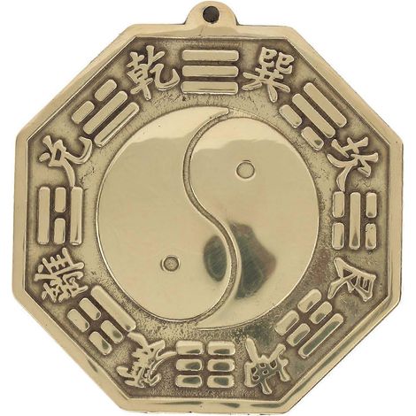Miroir Bagua, fabrication soignée, suspension en laiton, miroir multifonction Feng Shui (1/4)