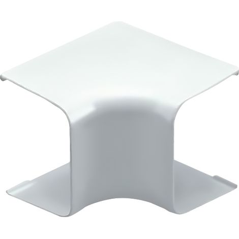 Coude intérieur 90° pour goulotte 65 x 50 mm - blanc - First Plast