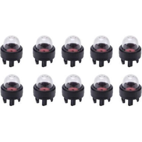 10 Pièces Ampoule Amorçage D'essence, Ampoule de Carburant Pompe, Bulle D'huile de Carburateur, pour Stihl/Weed Eater/McCulloch/Ryobi Echo (1/5)