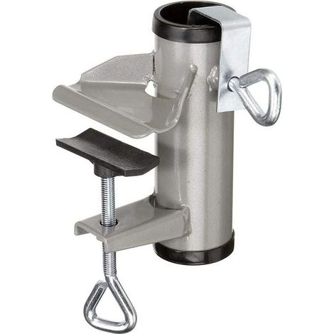 Support Parasol Balcon, Support pour Table Parasol Accessoires, Support de Parapluie pour Table de Balcon, Support à Parasol Fixation de Parasol, pour Balcon barrière Garde-Corps métal (1/5)