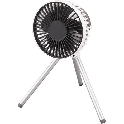 Ventilateur de camping intelligent 3 vitesses de ventilation recharge USB mini ventilateur avec trépied pour pique-nique extérieur (1/5)