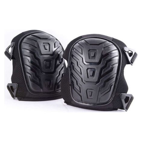 Professional Knee Pads, Heavy Duty Foam Pad, Comfortable Gel Pad, Fastening Clips for Easy Adjustment, Black, 1 Pair (1/5)