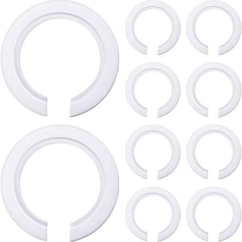 10Anneau Réducteur Abat Jour,E27 à E14 Anneau Adaptateur pour Luminaire à Vis,Anneau de Remplacement pour Douille,Convertisseur de Bague d'Abat-Jour en Plastique pour Lampe de Bureau Plafonniers (1/5)