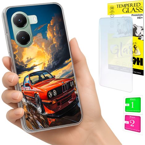 Schutzhülle für Xiaomi Poco X7 Pro 5G: Foto-Schutzhülle, Rückseite + 9H-Glas (1/5)