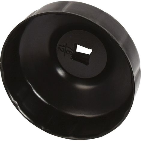 Cloche filtre à huile - 76 mm - 12 Pans