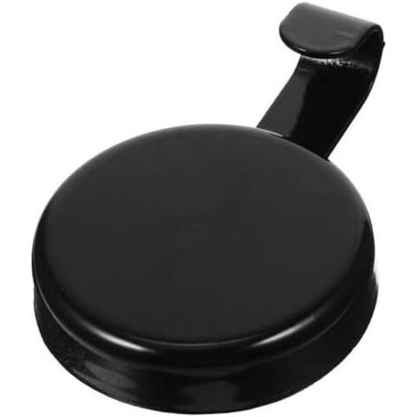 Crochet Magnétique Noir pour Couronne de Porte, Support sans Perçage 1 Pièce, à Suspendre Décorative Noël, Fête et Maison, Forte Adhérence sur Surface Métallique, Taille - (1/5)