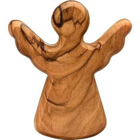 Geschenkartikel Olive Wood Guardian Angel Pocket Pebble Guardian Angel (1/3)
