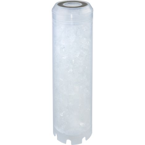 Jetly – Filtre polyphosphate 10" – Cartouche SX anti-calcaire 1400L/H – Conteneur rechargeable pour eau froide – Montage standard