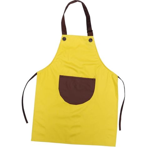 tablier d'artiste pour enfants jouer enfants peinture d'art Tablier de cuisine pour er d'art pour er avec poche er de peinture Coffee (1/5)
