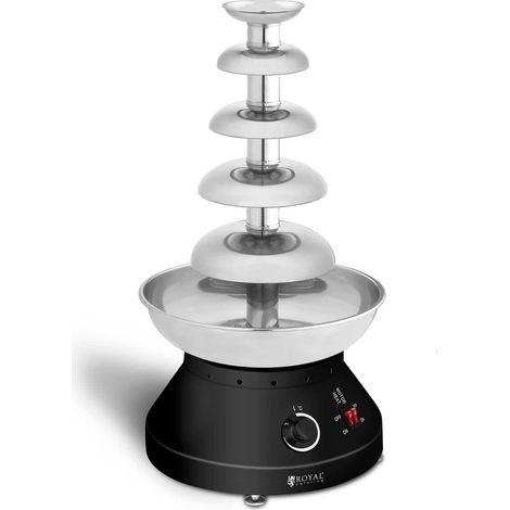 Fontana di cioccolato 5 piani 4 litri acciaio inox 140004309