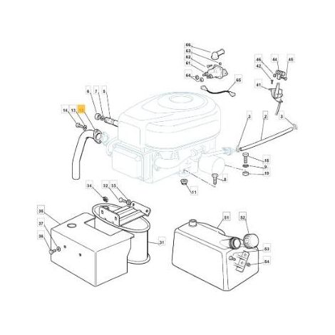 AUSPUFFSCHLAUCH TC 15/102 B&S 15 H ORIGINAL STIGA - 118738206/0