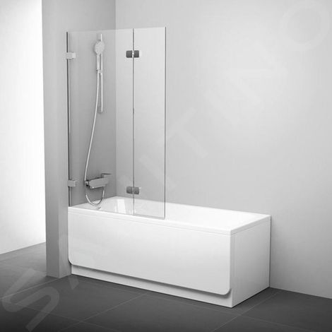 Ravak Brilliant - Paroi de baignoire BVS2, 995-1005 mm, gauche, chrome/verre 7ULA0A00Z1 (1/5)