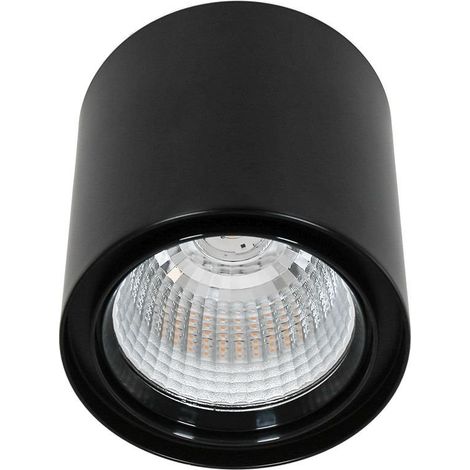 Aufbauspot LED-Leuchte 40W Luna Schwarz 3800LM WG706RBKWW70 Italux (1/5)