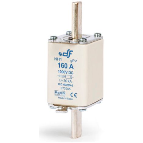 Fusibile a lama per fotovoltaico, NH1 gPV, 1000V 100A - Wimex 5523977