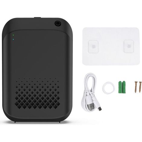 BelleRise - Diffuseur aromathérapie Bluetooth – 150ml noir – contrôle APP, autonomie 100 jours, pour maison/hôtel/SPA (1/5)