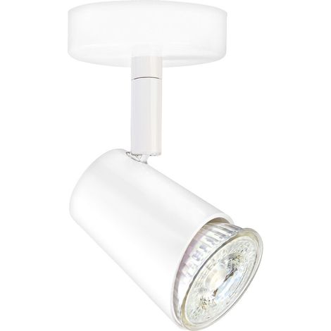 applique murale ou plafond - judy 01 - gu10 - 5.5w - 3000k - blanc - 4148 (1/5)